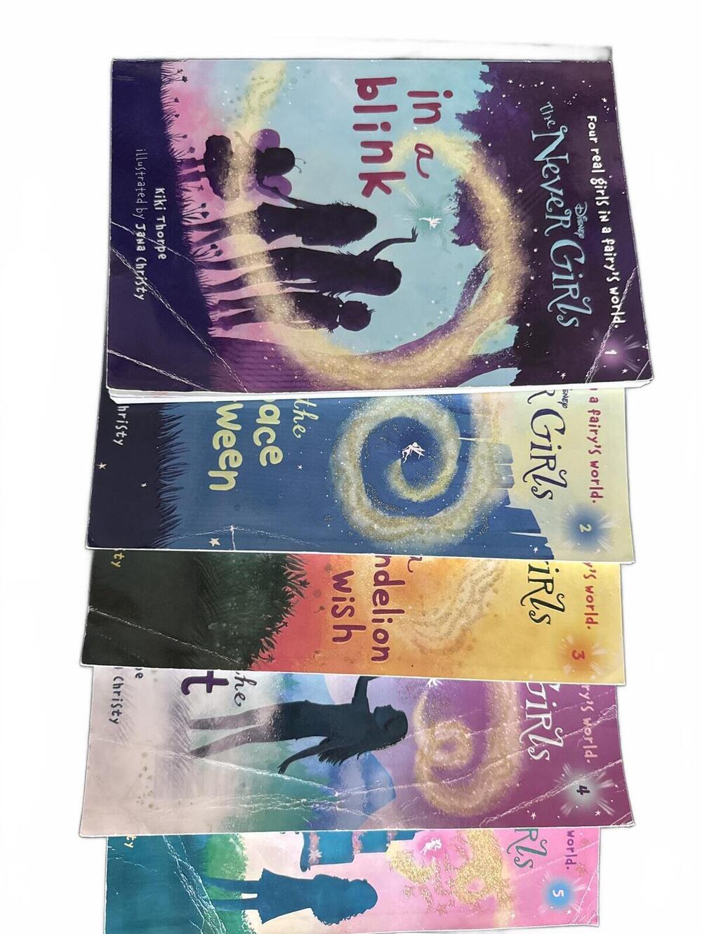 Set of 5 Disney- The Never Girls books
